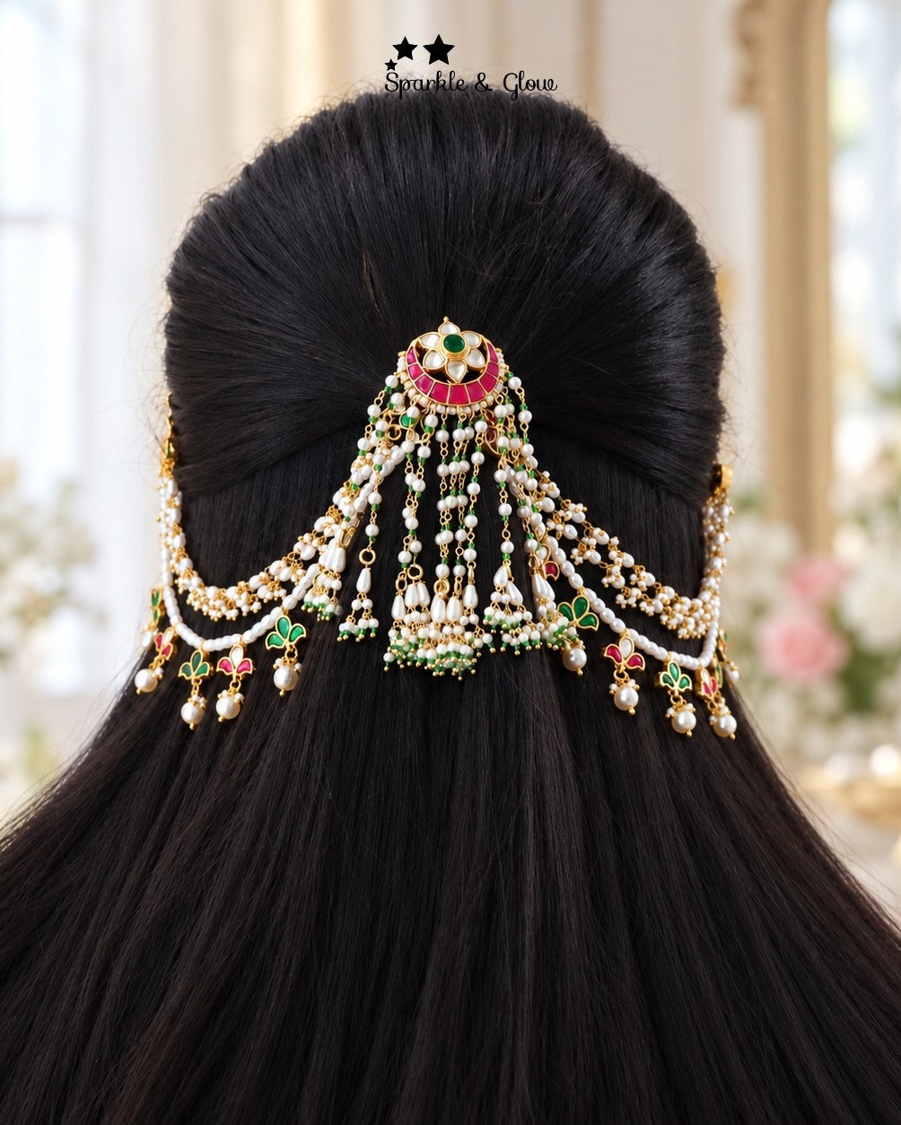 “Your hairstyle deserves a little royal sparkle ✨👑”
Wedding Season Sale Get 15% discount on sitewide
Get Free Gift Above 10k
Get free Domestic shipping
above 2000/- and for international its discounted shipping

1.ID J-24344,EC-28974
2.ID J-26719,EC-28974
3.ID J-24334,EC-25508
4.ID J-24327,EC-25508
5.ID J-24337,EC-25508
6.ID J-24328,EC-25508
7.ID J-24231,EC-28974
8.ID J-24349,EC-28974
9.ID J-24325,EC-28974

visit website to place your order, link in the bio
www.sparkleandglow.co.in
Note: We don't take orde