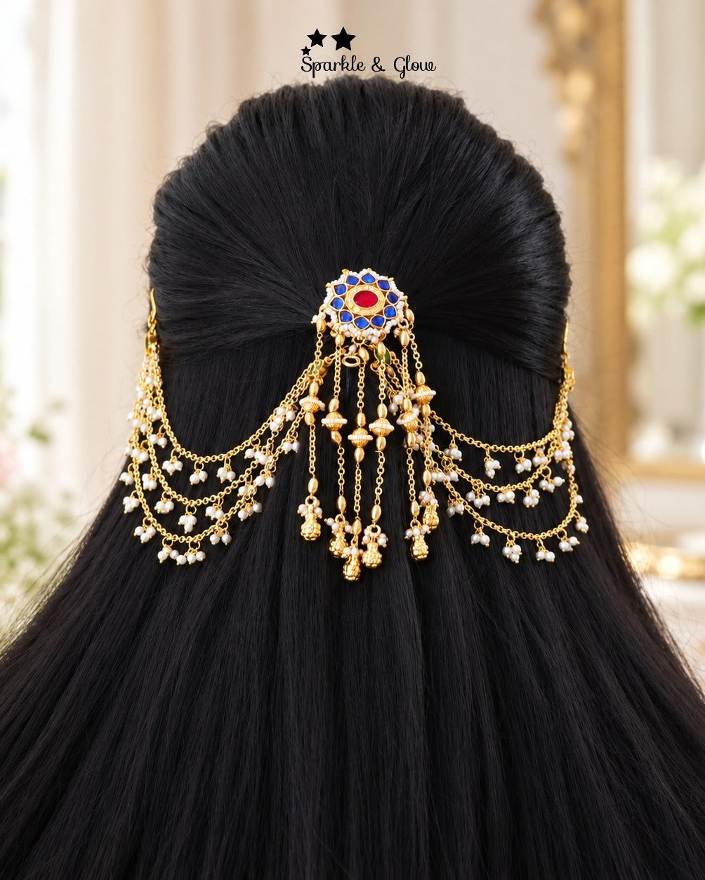 “Your hairstyle deserves a little royal sparkle ✨👑”
Wedding Season Sale Get 15% discount on sitewide
Get Free Gift Above 10k
Get free Domestic shipping
above 2000/- and for international its discounted shipping

1.ID J-24344,EC-28974
2.ID J-26719,EC-28974
3.ID J-24334,EC-25508
4.ID J-24327,EC-25508
5.ID J-24337,EC-25508
6.ID J-24328,EC-25508
7.ID J-24231,EC-28974
8.ID J-24349,EC-28974
9.ID J-24325,EC-28974

visit website to place your order, link in the bio
www.sparkleandglow.co.in
Note: We don't take orde