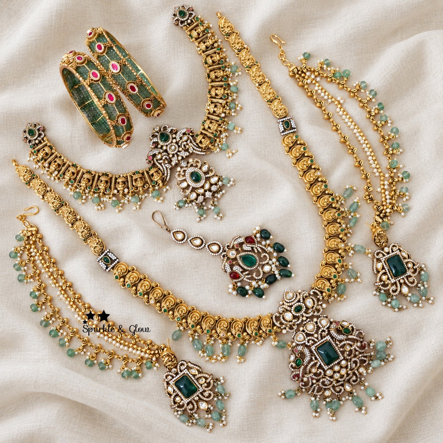 “A Victorian bridal set made for your royal moment! 💍”
Wedding Season Sale Get 15% discount on sitewide
Get Free Gift Above 10k
Get free Domestic shipping
above 2000/- and for international its discounted shipping

1.ID S-21024,C-7090,EC-31472,M-16018
2.ID S-11236,C-8912,EC-31471,M-8440
3.ID S-12294,C-24734,EC-31471,M-15997
4.ID L-11260,C-11297,EC-31703,M-16018
5.ID S-15162,C-16370,EC-31471,M-16055
6.ID Set-12864,EC-27010,M-15998

visit website to place your order, link in the bio
www.sparkleandglow.co.in
