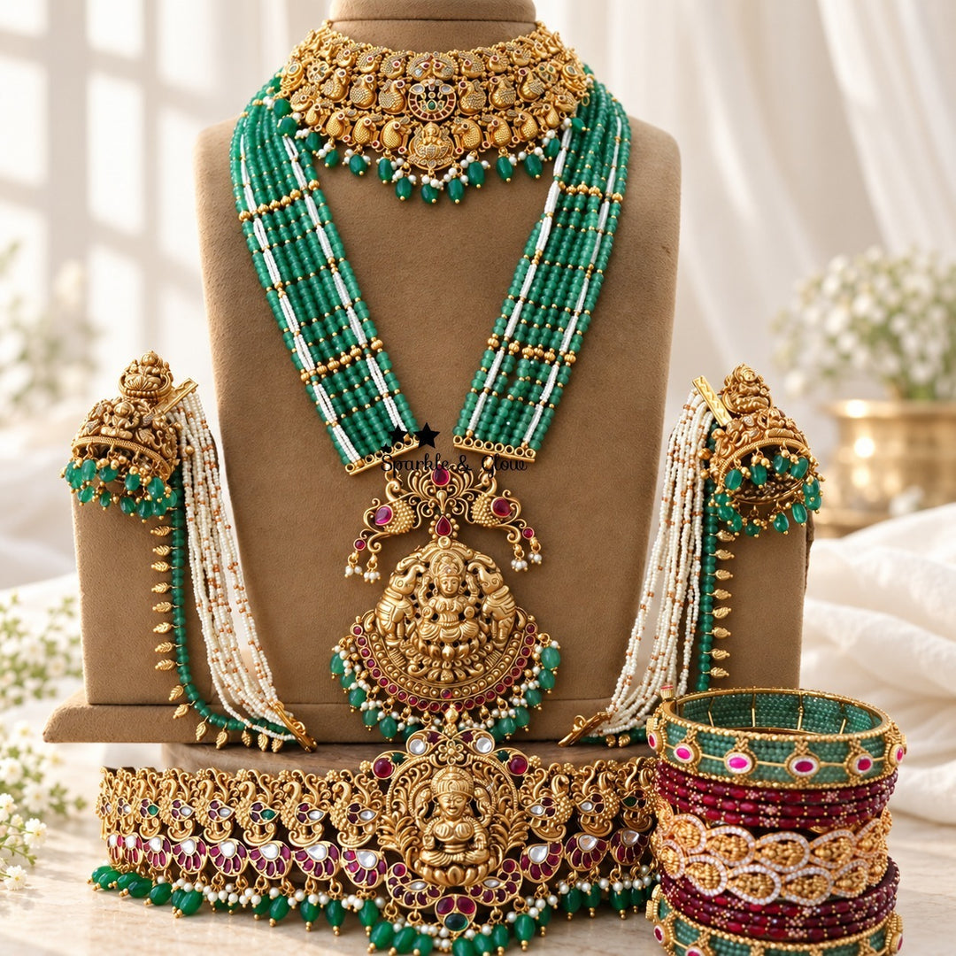 👑 Your bridal look deserves this royal sparkle!
Wedding Season Sale Get 15% discount on sitewide
Get Free Gift Above 10k
Get free Domestic shipping
above 2000/- and for international its discounted shipping

1.ID L-18097,S-24222,C-13285,EC- 28349,H-32458
2.ID L-27488,S-27548,C-33510,E-23444,EC-32639,H-33418
3.ID L-15384,C-27612,E-14539,EC-19081,H-7695

visit website to place your order, link in the bio
www.sparkleandglow.co.in
Note: We don't take orders from any other Instagram pages or WhatsApp numbers ot
