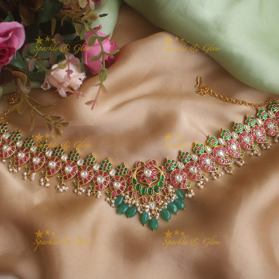 Beautiful Jadau mango kids hipchain - Sparkle and Glow
