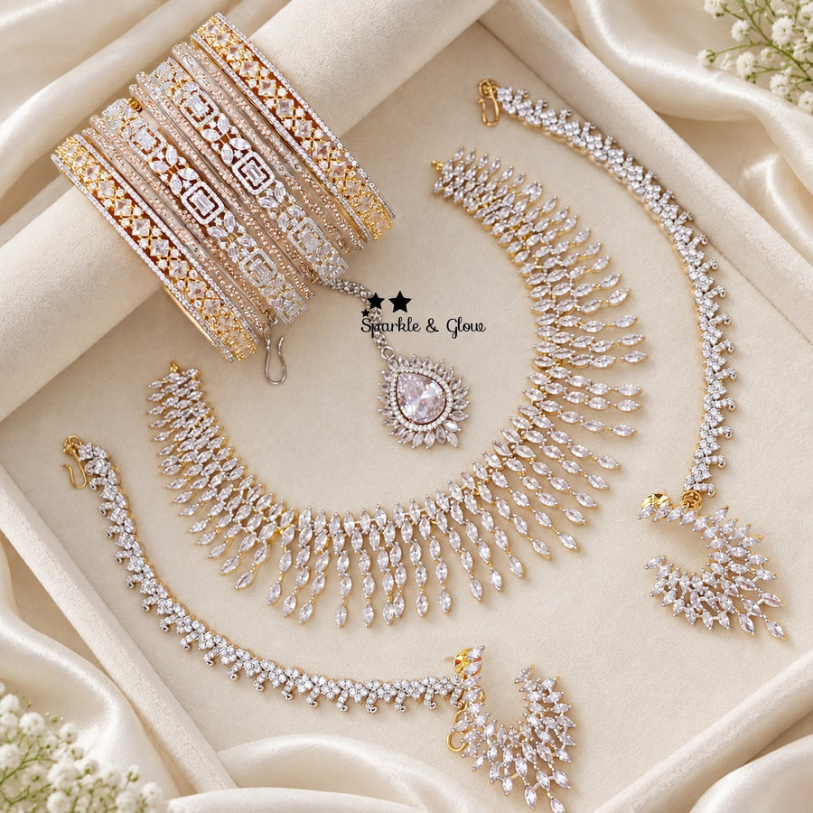 👑 Every Bride Deserves This Royal Sparkle!
Wedding Season Sale Get 15% discount on sitewide
Get Free Gift Above 10k
Get free Domestic shipping
above 2000/- and for international its discounted shipping

1.ID 34692_2_4
2.ID 34693_2_4
3.ID 34694_2_4
4.ID 34695_2_4
5.ID 34696_2_4
6.ID S-33125,EC-16194,M-23831,B-33067_2_4,32920_2_4,32015_2_4
7.ID S-33228,EC-22379,M- 16008,B-32965_2_4,32920_2_4,31960_2_8
8.ID S-33237,EC-16199,M-7588,B-32920_2_4,32965_2_4,32182_2_8

visit website to place your order, link in the