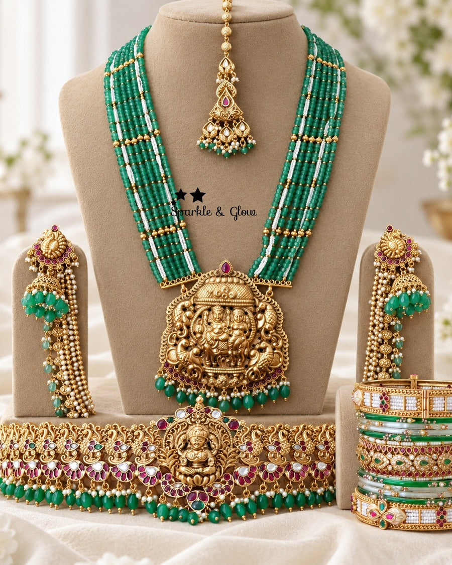 👑 Royal Temple Jewellery for Your Dream Bridal Look!
Wedding Season Sale Get 15% discount on sitewide
Get Free Gift Above 10k
Get free Domestic shipping
above 2000/- and for international its discounted shipping

1.ID L-13156,EC-10394,M- 25116,H-7695
2.ID L-27690,EC-27951,M-25122,H-31018
3.ID L-6506,EC-1098,M-25107,H-13309
4.ID L-15386,EC-27951,M- 25116,H-7695
5.ID L-15391,EC-27936,M-25122,H-15487
6.ID L-29033,EC-21551,M-29078,H-27754
7.ID L-23404,EC-27931,M- 25116,H-15487

visit website to place your orde
