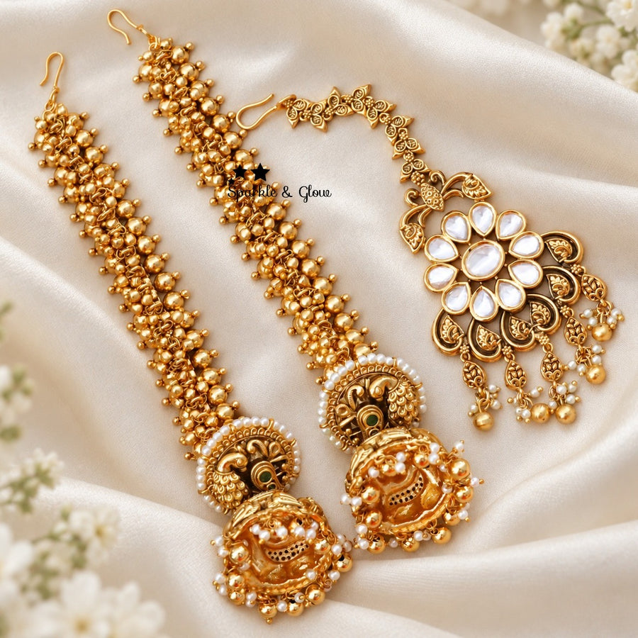 “POV: You Found Your Dream Bridal Jewellery Combo! 💕”
Wedding Season Sale Get 15% discount on sitewide
Get Free Gift Above 10k
Get free Domestic shipping
above 2000/- and for international its discounted shipping

1.ID 35010
2.ID E-34508,EC-3657,M-12056
3.ID E-14539,EC-34484,M-25122
4.ID E-2769,EC-34486,M-10544
5.ID E-12803,EC-34486,M- 27756
6.ID E-31406,EC-33331,M-16107
7.ID E- 31398,EC-19561,M-23859
8.ID E-28435,EC-12848,M-25124
9.ID E-6298,EC-28172,M-25133
10.ID E-31404,EC-28325,M-29078

visit website t