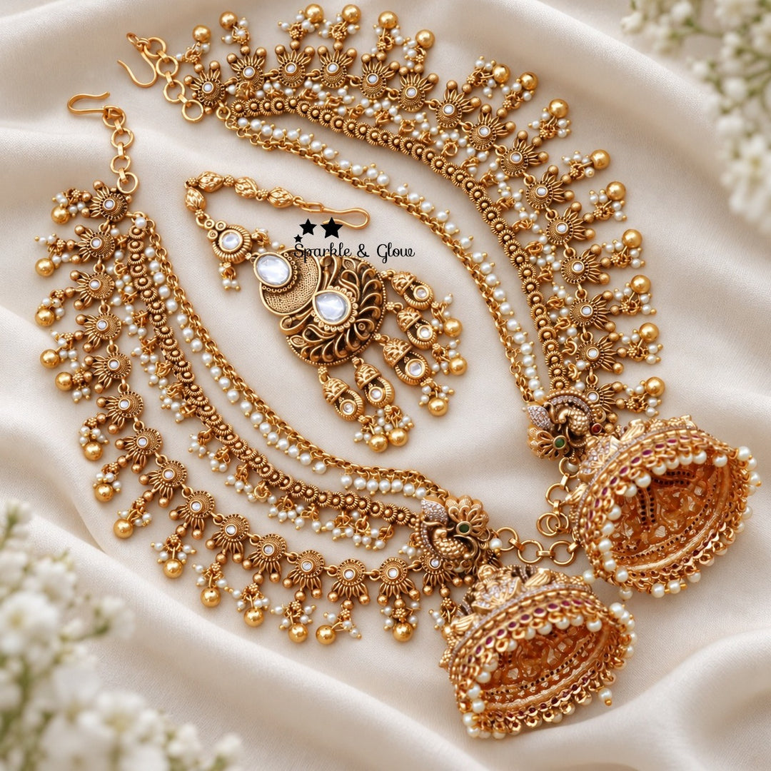 “POV: You Found Your Dream Bridal Jewellery Combo! 💕”
Wedding Season Sale Get 15% discount on sitewide
Get Free Gift Above 10k
Get free Domestic shipping
above 2000/- and for international its discounted shipping

1.ID 35010
2.ID E-34508,EC-3657,M-12056
3.ID E-14539,EC-34484,M-25122
4.ID E-2769,EC-34486,M-10544
5.ID E-12803,EC-34486,M- 27756
6.ID E-31406,EC-33331,M-16107
7.ID E- 31398,EC-19561,M-23859
8.ID E-28435,EC-12848,M-25124
9.ID E-6298,EC-28172,M-25133
10.ID E-31404,EC-28325,M-29078

visit website t
