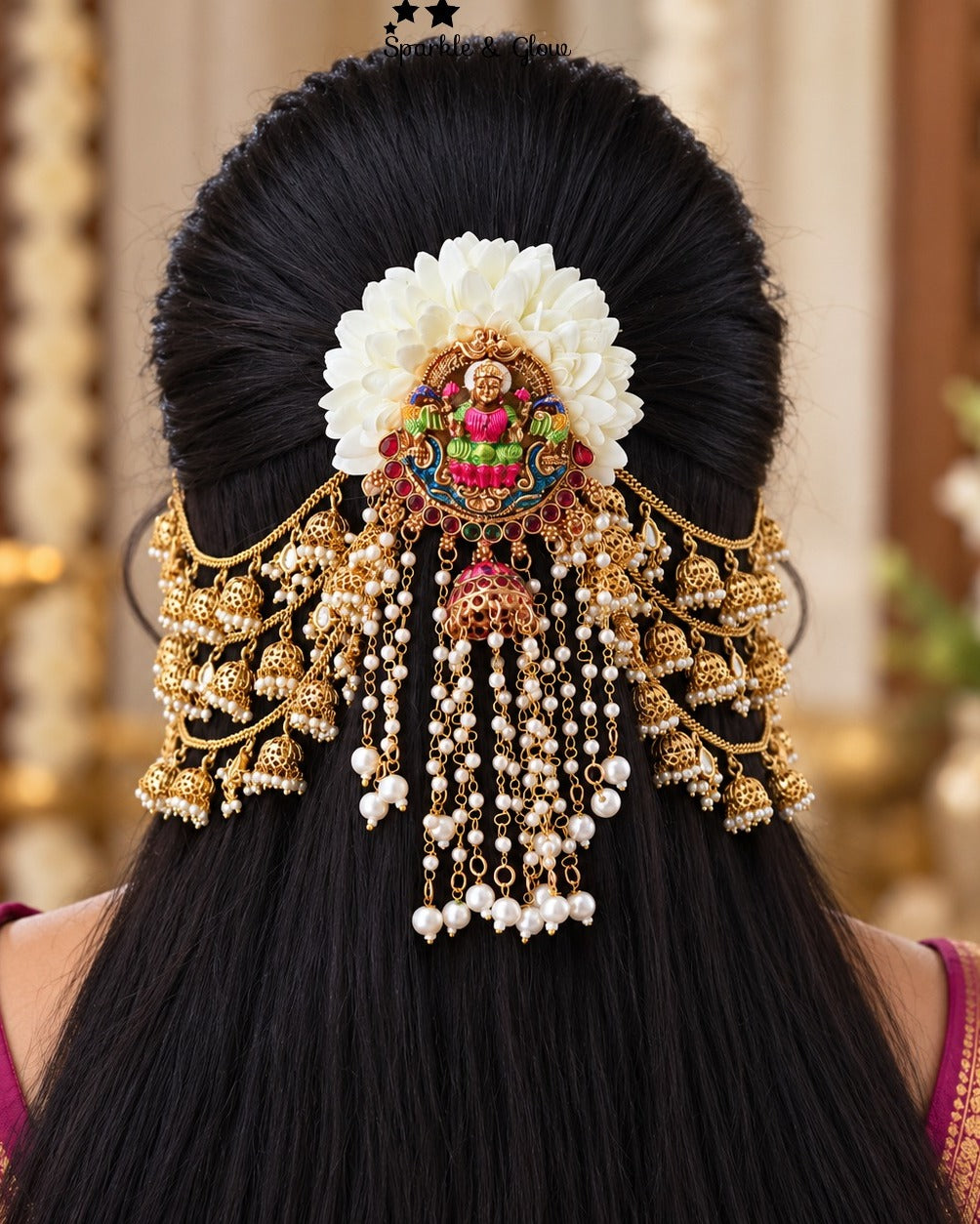 👑 "Your Bridal Hairstyle Deserves This Royal Touch!"
Wedding Season Sale Get 15% discount on sitewide
Get Free Gift Above 10k
Get free Domestic shipping
above 2000/- and for international its discounted shipping

1.ID H-34617,EC-25919
2.ID H-34661,EC-25919
3.ID H-34402,EC-25919
4.ID H-34611,EC-25919
5.ID H-34608,EC-25919
6.ID H-34662,EC-25919
7.ID H-34618,EC-25919
8.ID H-34403,EC-25919
9.ID H-34612,EC-25919

visit website to place your order, link in the bio
www.sparkleandglow.co.in
Note: We don't take ord