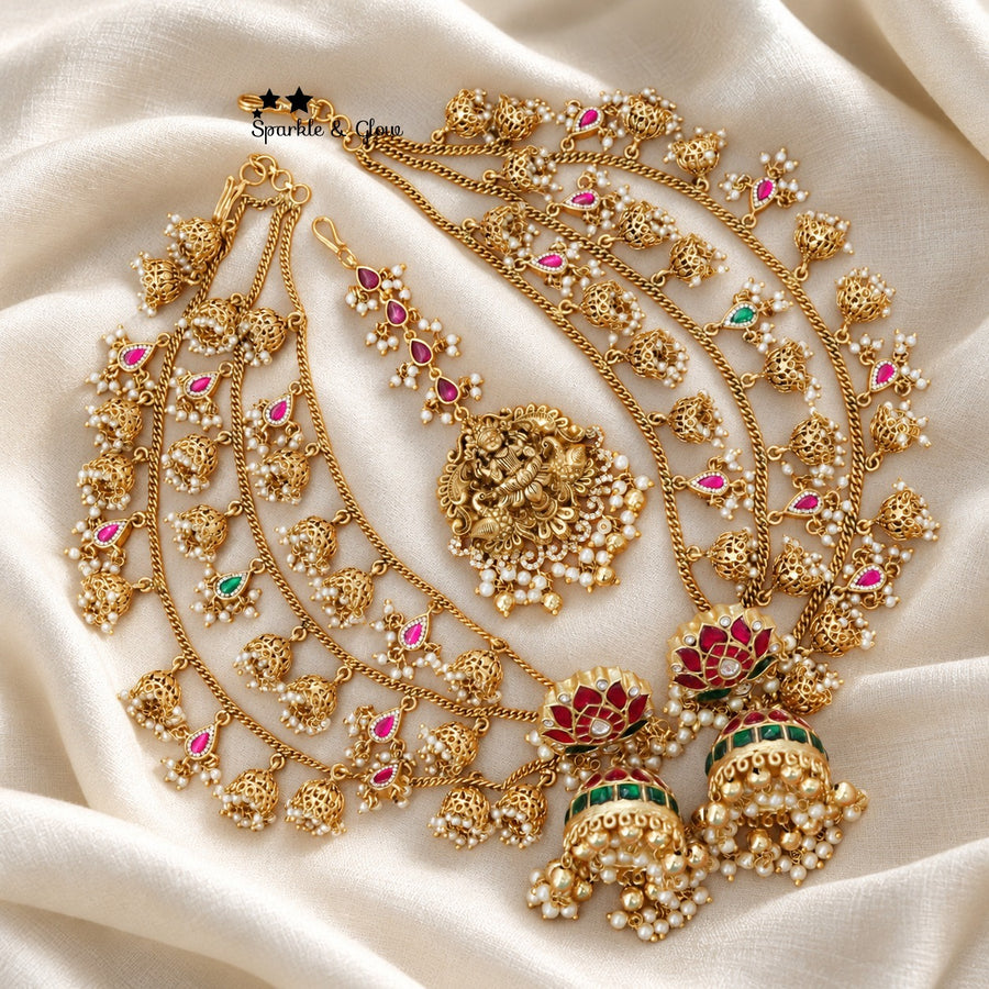👑 The ultimate South Indian bridal jewellery combo!
Wedding Season Sale Get 20% discount on sitewide
Get Free Gift Above 10k
Get free Domestic shipping
above 2000/- and for international its discounted shipping

1.ID E-28435,EC-12951,M-12056
2.ID E-2769,EC-28349,M-34510
3.ID E-6298,EC-12305,M-25133
4.ID E-23143,EC-28326,M-25107
5.ID E-28218,EC-33322,M-27333
6.ID E-28214,EC- 32639,M-25124
7.ID E-20991,EC-19081,M-25122
8.ID E-23181,EC-23289,M-29078
9.ID E-28275,EC-31709,M-26868

visit website to place your o