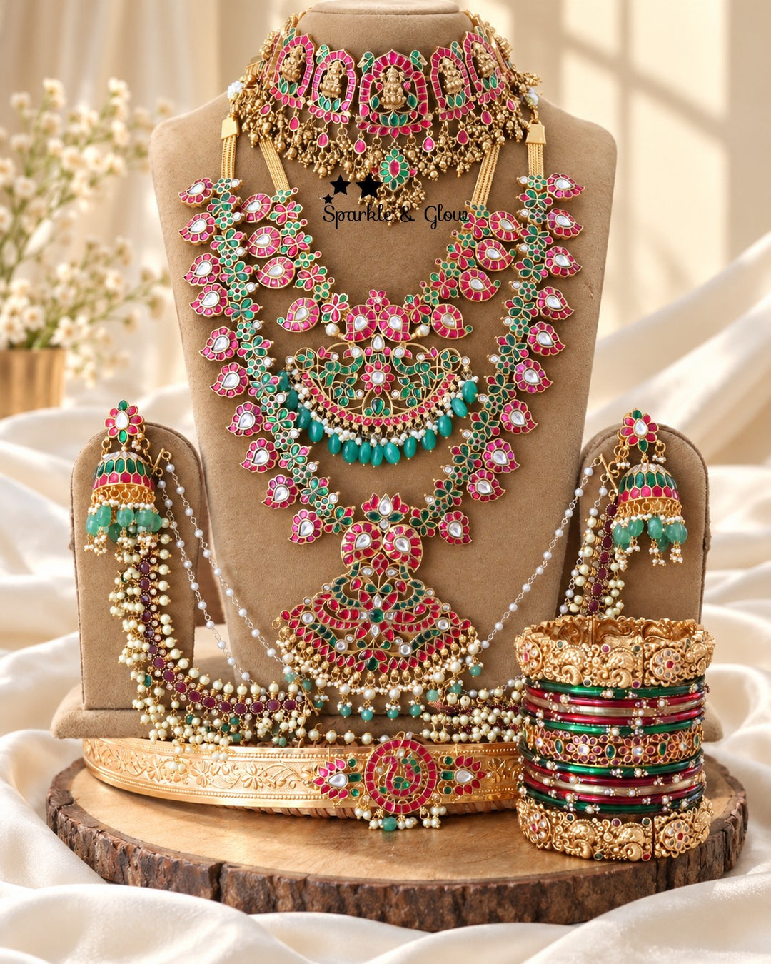 ✨ Every Bride Deserves a Royal Jadau Moment!
Wedding Season Sale Get 20% discount on sitewide
Get Free Gift Above 10k
Get free Domestic shipping
above 2000/- and for international its discounted shipping

1.ID L-7011,S-22658,C-7623,E-24745,EC-12851,H-34410
2.ID L- 25640,S-4720,C-22699,E-21905,EC-818,H-34410
3.ID L-19463,S-19357,C- 4790,E-25866,EC-31698,H-15449

visit website to place your order, link in the bio
www.sparkleandglow.co.in
Note: We don't take orders from any other Instagram pages or WhatsApp nu