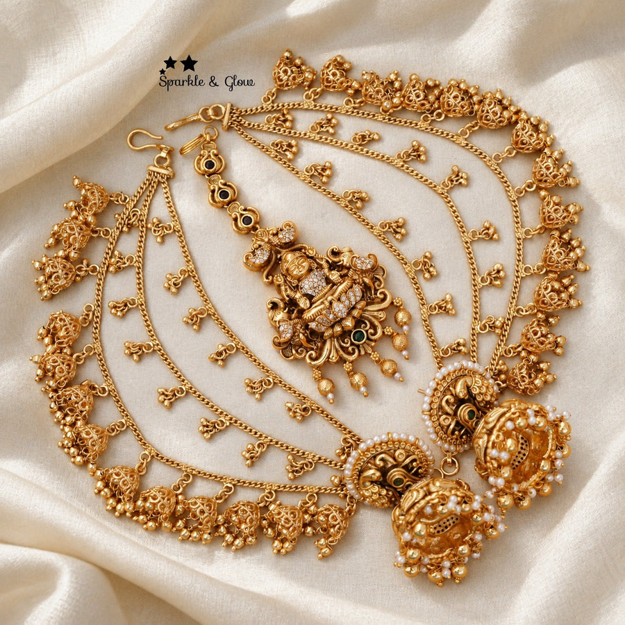 👑 The ultimate South Indian bridal jewellery combo!
Wedding Season Sale Get 20% discount on sitewide
Get Free Gift Above 10k
Get free Domestic shipping
above 2000/- and for international its discounted shipping

1.ID E-28435,EC-12951,M-12056
2.ID E-2769,EC-28349,M-34510
3.ID E-6298,EC-12305,M-25133
4.ID E-23143,EC-28326,M-25107
5.ID E-28218,EC-33322,M-27333
6.ID E-28214,EC- 32639,M-25124
7.ID E-20991,EC-19081,M-25122
8.ID E-23181,EC-23289,M-29078
9.ID E-28275,EC-31709,M-26868

visit website to place your o