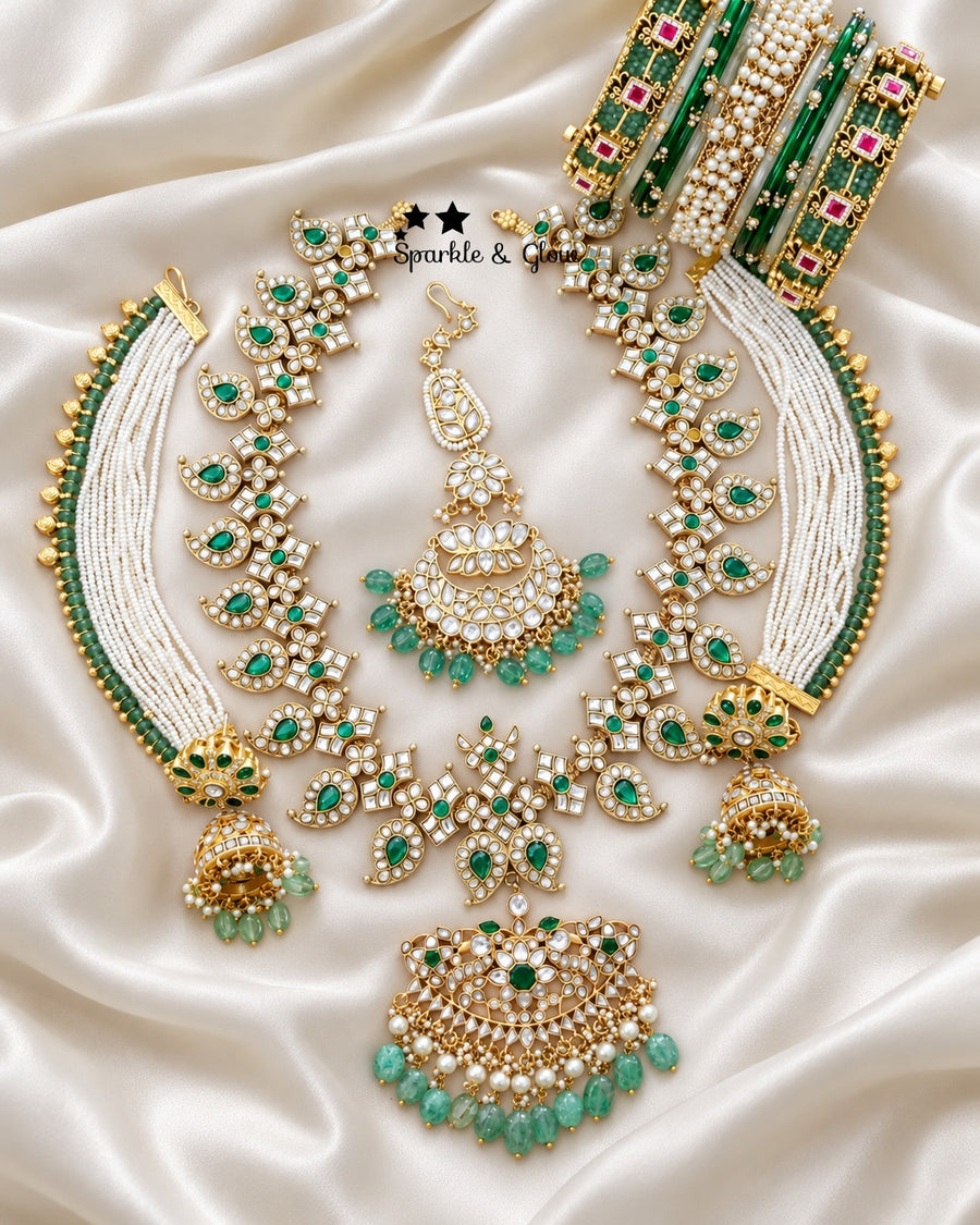 Your Dream Bridal Look Starts with This Stunning Jadau Set!
Wedding Season Sale Get 20% discount on sitewide
Get Free Gift Above 10k
Get free Domestic shipping
above 2000/- and for international its discounted shipping

1.ID L-25640,E-20991,EC-27930,M-29023,B-23506,6971,27159_2_4
2.ID L-19463,E-18702,EC-27931,M-31712,B-34439_2_4,1660,29871_2_4
3.ID L-23722,E-21905,EC-31680,M-25122,B-23506,14319,27159_2_4
4.ID L-26106,E-24930,EC-16518,M-18805,B-24358, 23506,27159_2_4
5.ID L-21929,E-16093,EC-9534,M-30661,B-39