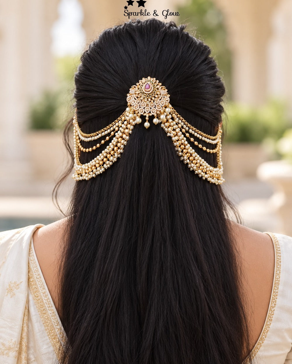 👑 Turn your simple hairstyle into a royal look!
Wedding Season Sale Get 20% discount on sitewide
Get Free Gift Above 10k
Get free Domestic shipping
above 2000/- and for international its discounted shipping

1.ID 35189
2.ID J-34909,EC-1098
3.ID J-34902,EC-1098
4.ID J-34898,EC-1098
5.ID J-34900,EC-1098
6.ID J-34908,EC-1098
7.ID J-34904,EC-1098
8.ID J-34893,EC-1098
9.ID J-34894,EC-1098
10.ID J-34899,EC-1098

visit website to place your order, link in the bio
www.sparkleandglow.co.in
Note: We don't take order