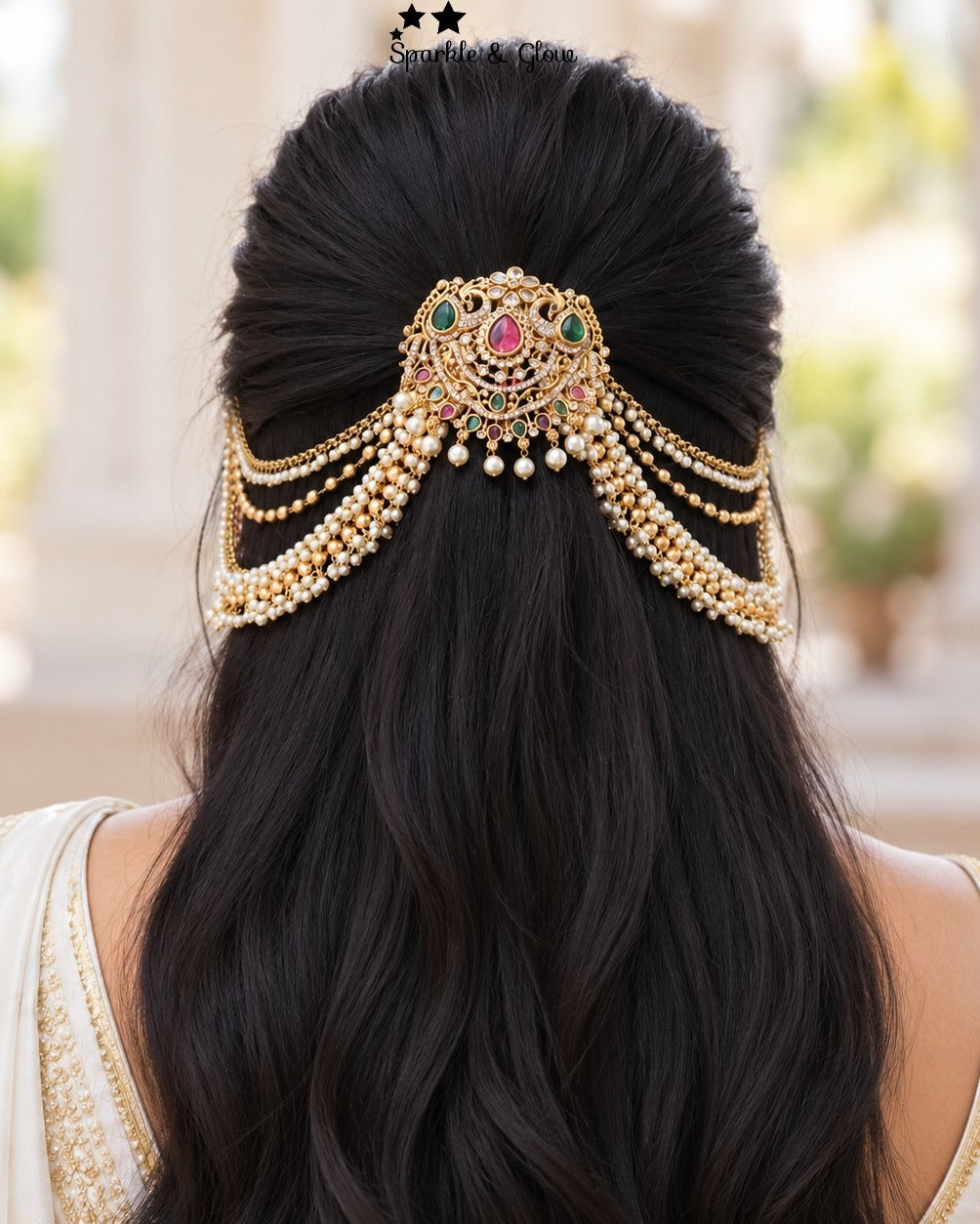 👑 Turn your simple hairstyle into a royal look!
Wedding Season Sale Get 20% discount on sitewide
Get Free Gift Above 10k
Get free Domestic shipping
above 2000/- and for international its discounted shipping

1.ID 35189
2.ID J-34909,EC-1098
3.ID J-34902,EC-1098
4.ID J-34898,EC-1098
5.ID J-34900,EC-1098
6.ID J-34908,EC-1098
7.ID J-34904,EC-1098
8.ID J-34893,EC-1098
9.ID J-34894,EC-1098
10.ID J-34899,EC-1098

visit website to place your order, link in the bio
www.sparkleandglow.co.in
Note: We don't take order