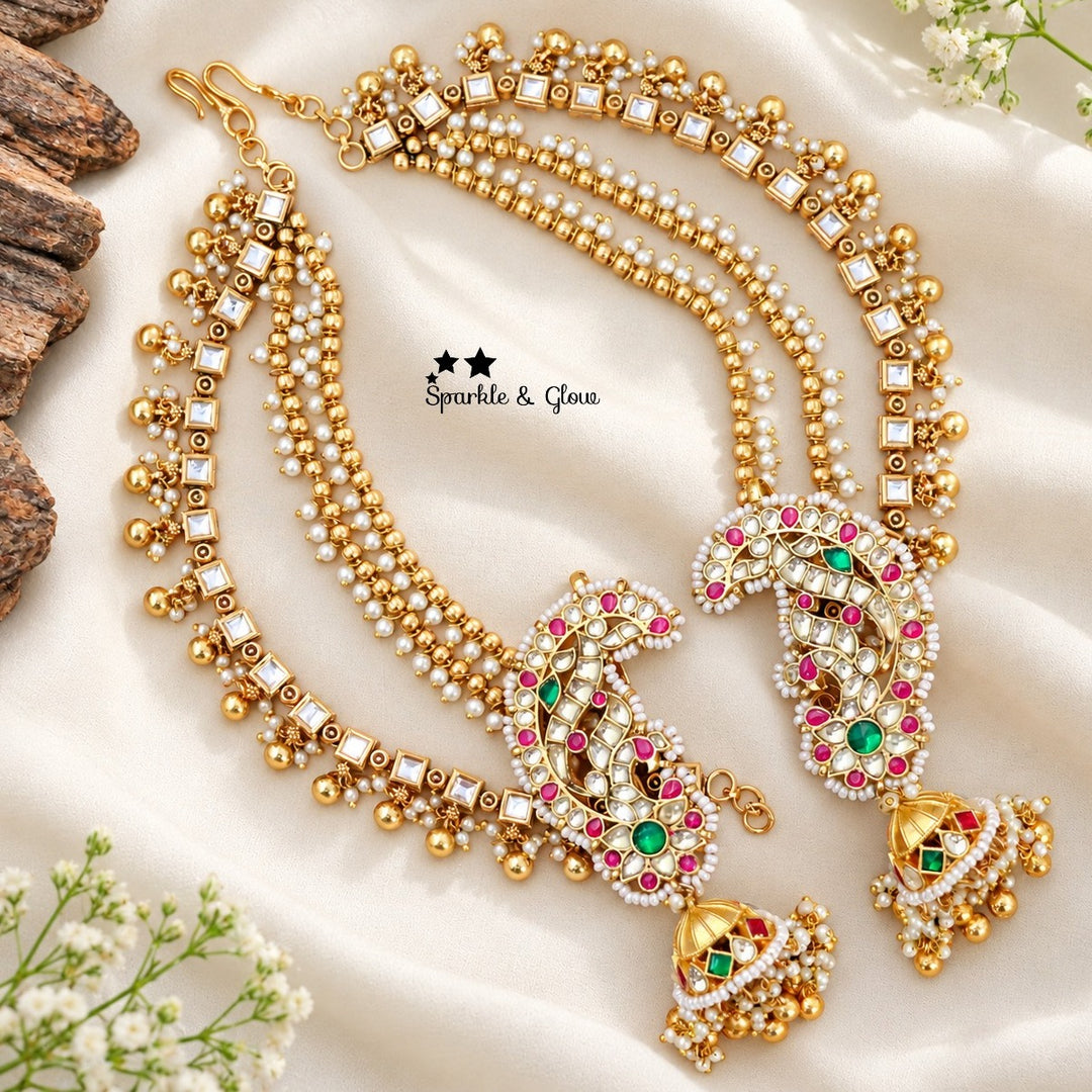 😍 Your earrings are pretty, but add ear chains and watch the magic! ✨
Wedding Season Sale Get 20% discount on sitewide
Get Free Gift Above 10k
Get free Domestic shipping
above 2000/- and for international its discounted shipping

1.ID E-17099,EC-34484
2.ID E-20918,EC-31714
3.ID E-20991,EC-31709
4.ID E-24929,EC-1023
5.ID E-31449,EC-34483
6.ID E-25337,EC-9522
7.ID E-21905,EC-16518
8.ID E-18702,EC-31703
9.ID E-15872,EC-32640
10.ID E-25866,EC-28330

visit website to place your order, link in the bio
www.sparkl