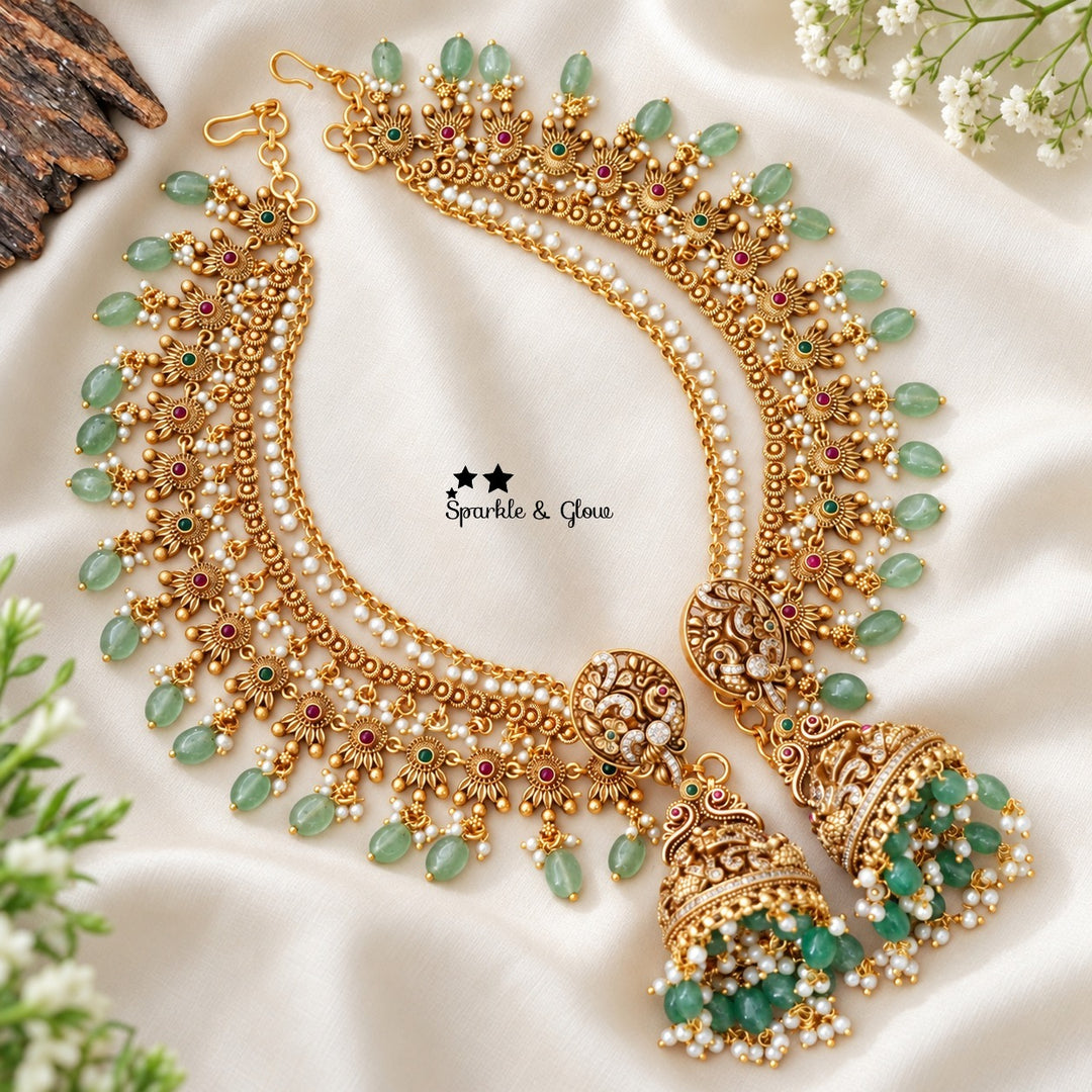 😍 Your earrings are pretty, but add ear chains and watch the magic! ✨
Wedding Season Sale Get 20% discount on sitewide
Get Free Gift Above 10k
Get free Domestic shipping
above 2000/- and for international its discounted shipping

1.ID E-17099,EC-34484
2.ID E-20918,EC-31714
3.ID E-20991,EC-31709
4.ID E-24929,EC-1023
5.ID E-31449,EC-34483
6.ID E-25337,EC-9522
7.ID E-21905,EC-16518
8.ID E-18702,EC-31703
9.ID E-15872,EC-32640
10.ID 35188

visit website to place your order, link in the bio
www.sparkleandglow.co