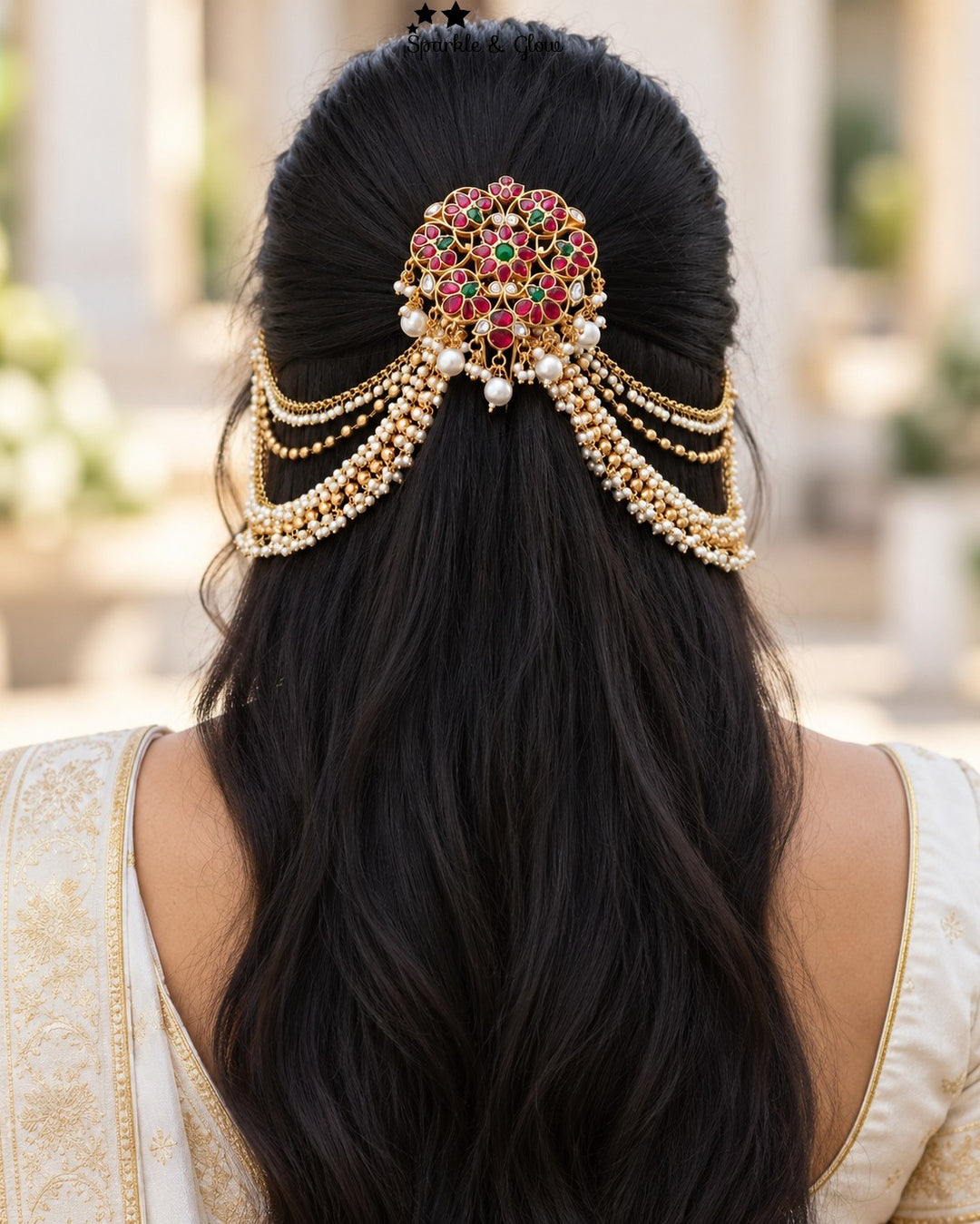 👑 Turn your simple hairstyle into a royal look!
Wedding Season Sale Get 20% discount on sitewide
Get Free Gift Above 10k
Get free Domestic shipping
above 2000/- and for international its discounted shipping

1.ID 35189
2.ID J-34909,EC-1098
3.ID J-34902,EC-1098
4.ID J-34898,EC-1098
5.ID J-34900,EC-1098
6.ID J-34908,EC-1098
7.ID J-34904,EC-1098
8.ID J-34893,EC-1098
9.ID J-34894,EC-1098
10.ID J-34899,EC-1098

visit website to place your order, link in the bio
www.sparkleandglow.co.in
Note: We don't take order