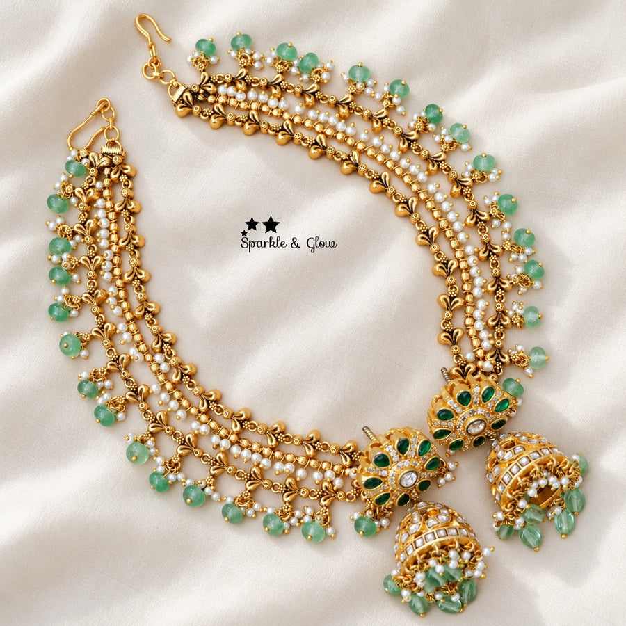 😍 Your earrings are pretty, but add ear chains and watch the magic! ✨
Wedding Season Sale Get 20% discount on sitewide
Get Free Gift Above 10k
Get free Domestic shipping
above 2000/- and for international its discounted shipping

1.ID E-17099,EC-34484
2.ID E-20918,EC-31714
3.ID E-20991,EC-31709
4.ID E-24929,EC-1023
5.ID E-31449,EC-34483
6.ID E-25337,EC-9522
7.ID E-21905,EC-16518
8.ID E-18702,EC-31703
9.ID E-15872,EC-32640
10.ID 35188

visit website to place your order, link in the bio
www.sparkleandglow.co