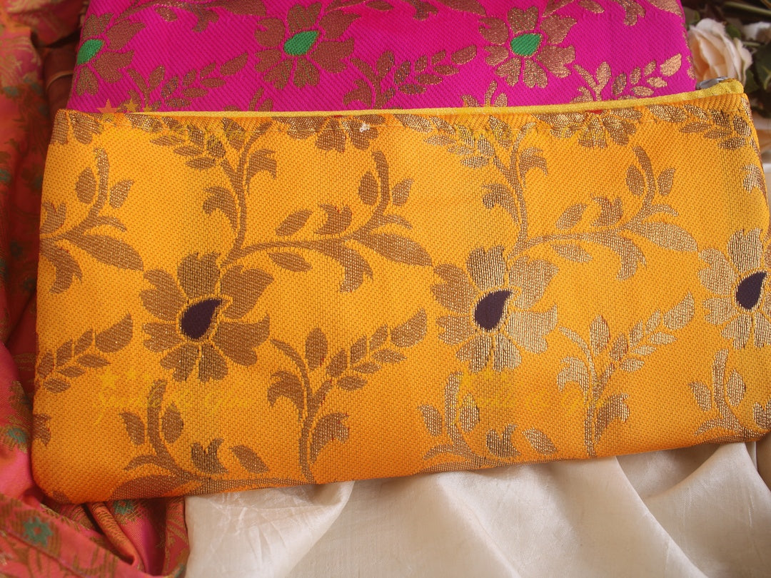 Brocade 10*5 inch pouch return gifts