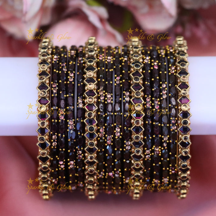 Elegant Silk Thread Gold Bangles for Festive Occasions ONE HAND