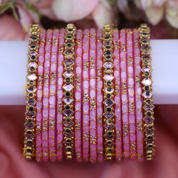 Elegant Silk Thread Gold Bangles for Festive Occasions ONE HAND