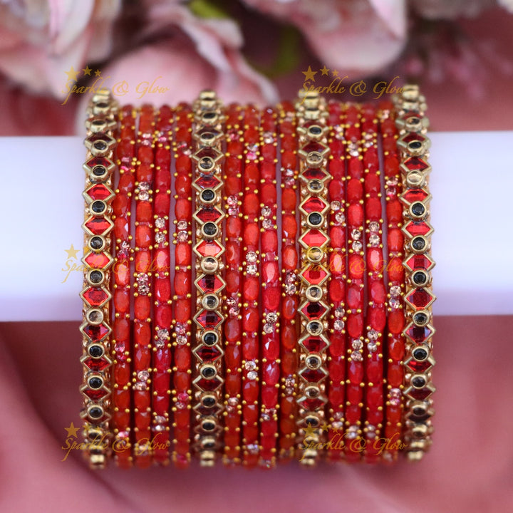 Elegant Silk Thread Gold Bangles for Festive Occasions ONE HAND