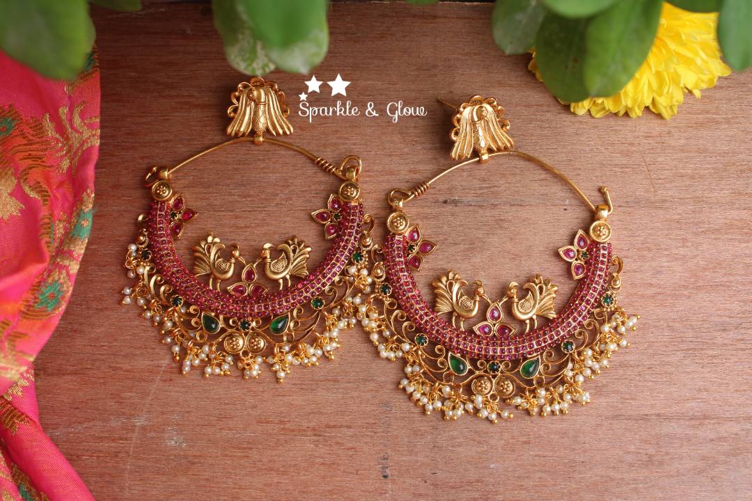 Anushka Sharma inspired kemp stones big sized festive bali