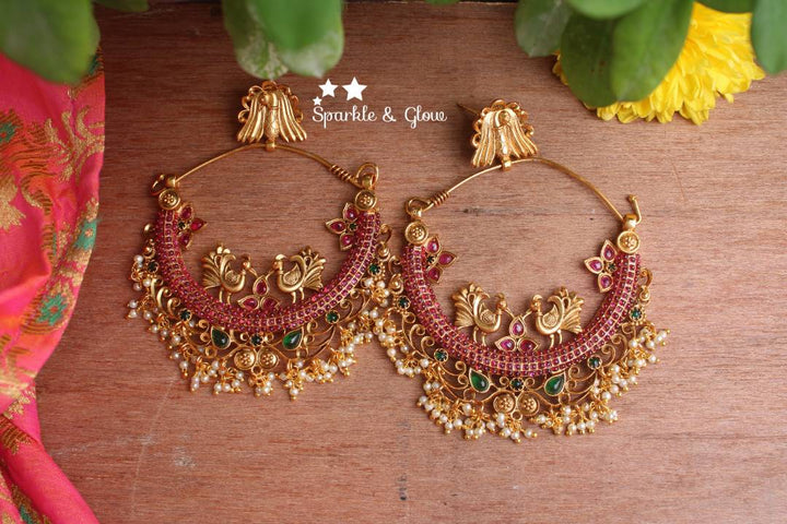 Anushka Sharma inspired kemp stones big sized festive bali