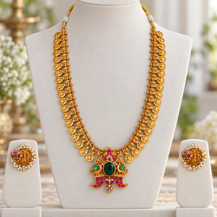 Elegant Gold Plated Necklace Set for Weddings