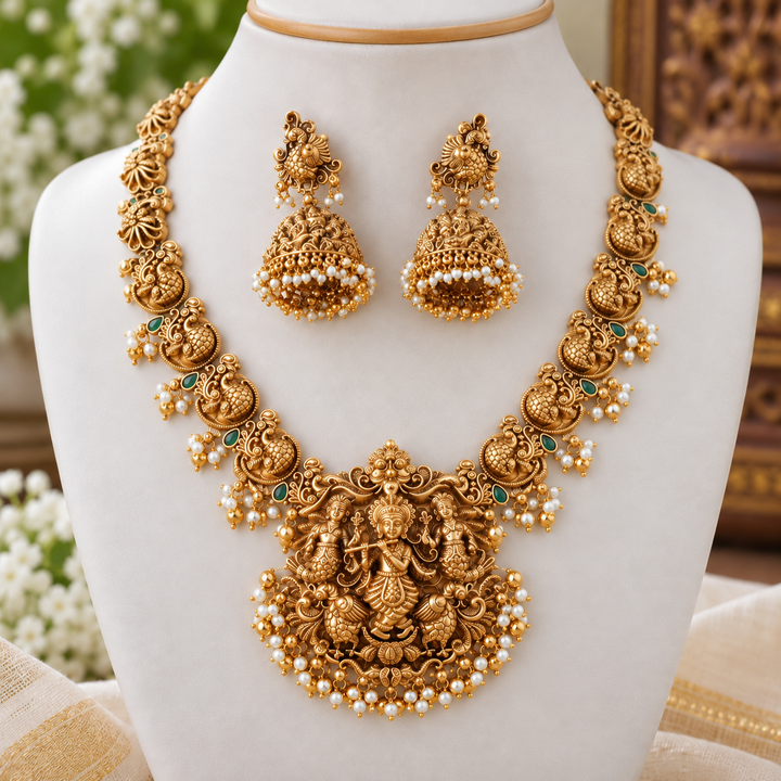 Elegant Gold Temple Jewellery for Special Occasions