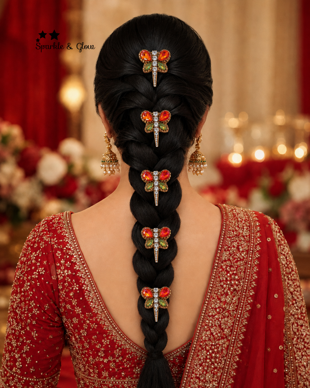 Sparkling Butterfly Hair Pins - Perfect for Celebrations