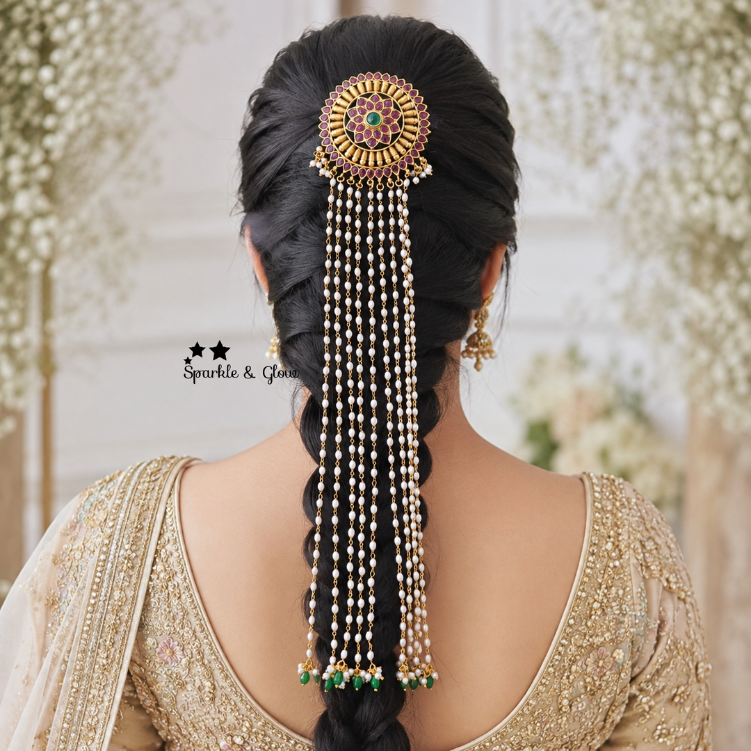 Exquisite Gold Jada Billa for Bridal Elegance