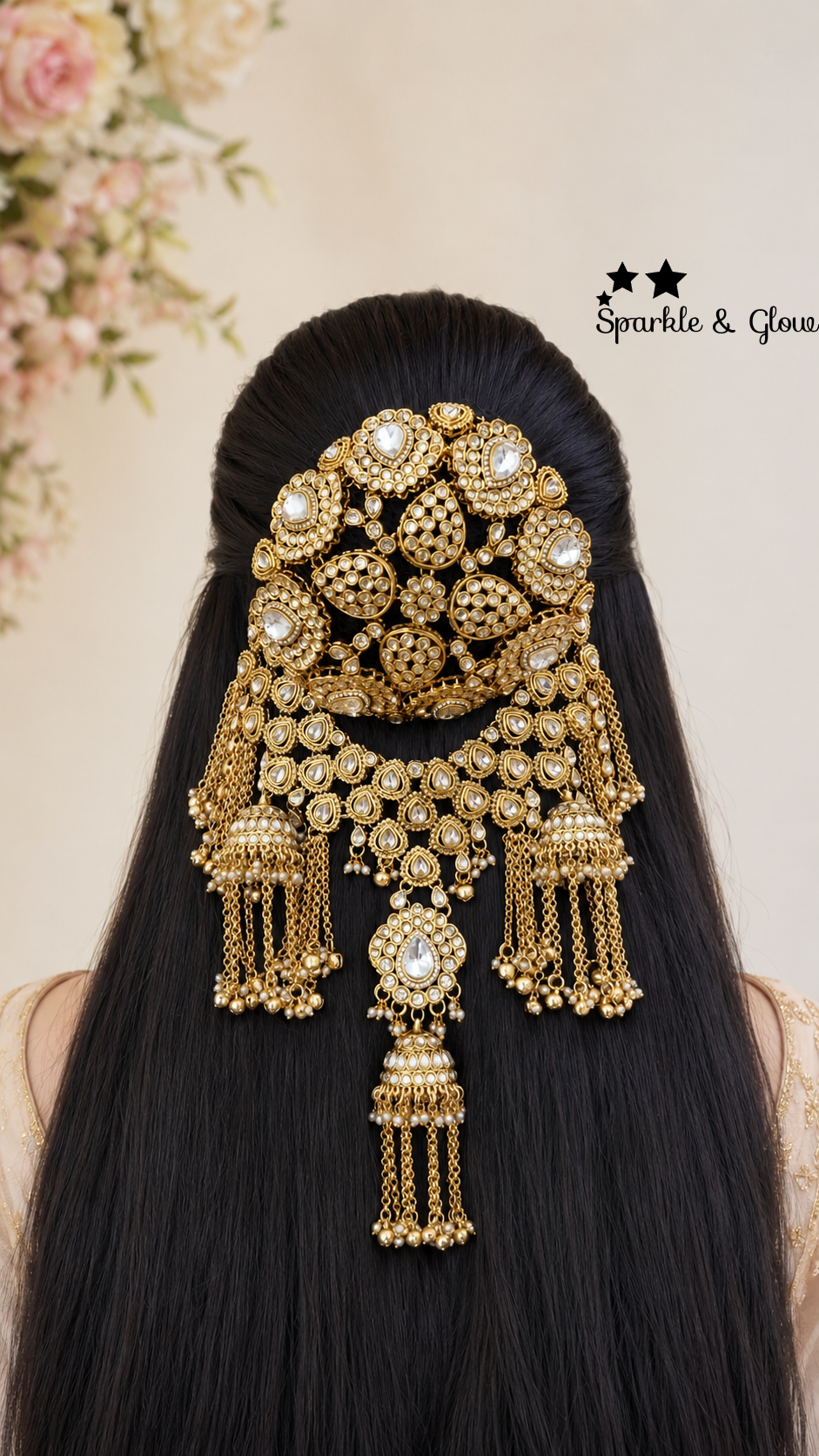 Exquisite Gold Festive Hair Accessory Bundle