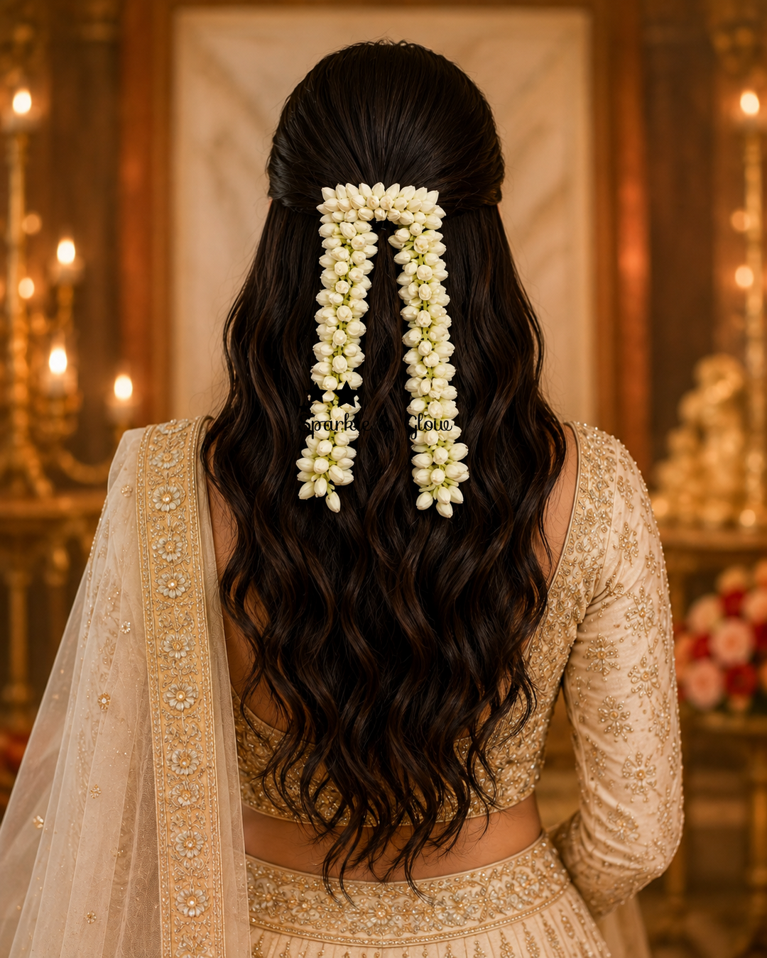 Jasmine Hairclip for Weddings & Festivals