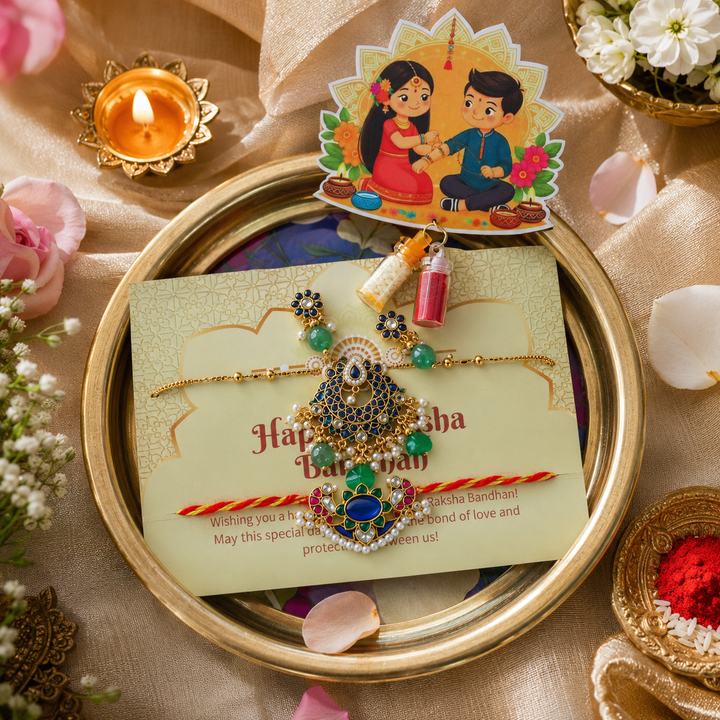 Premium Rakhi Gift Hamper for Raksha Bandhan Celebrations