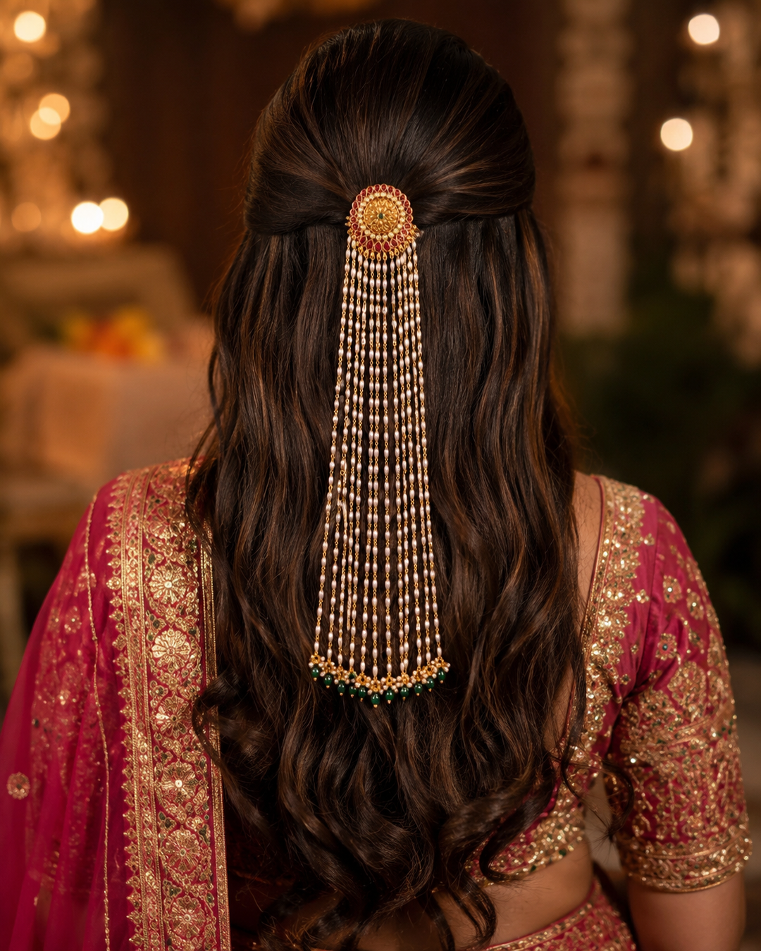 Luxurious Gold Jada Billa for Weddings & Festive Glam
