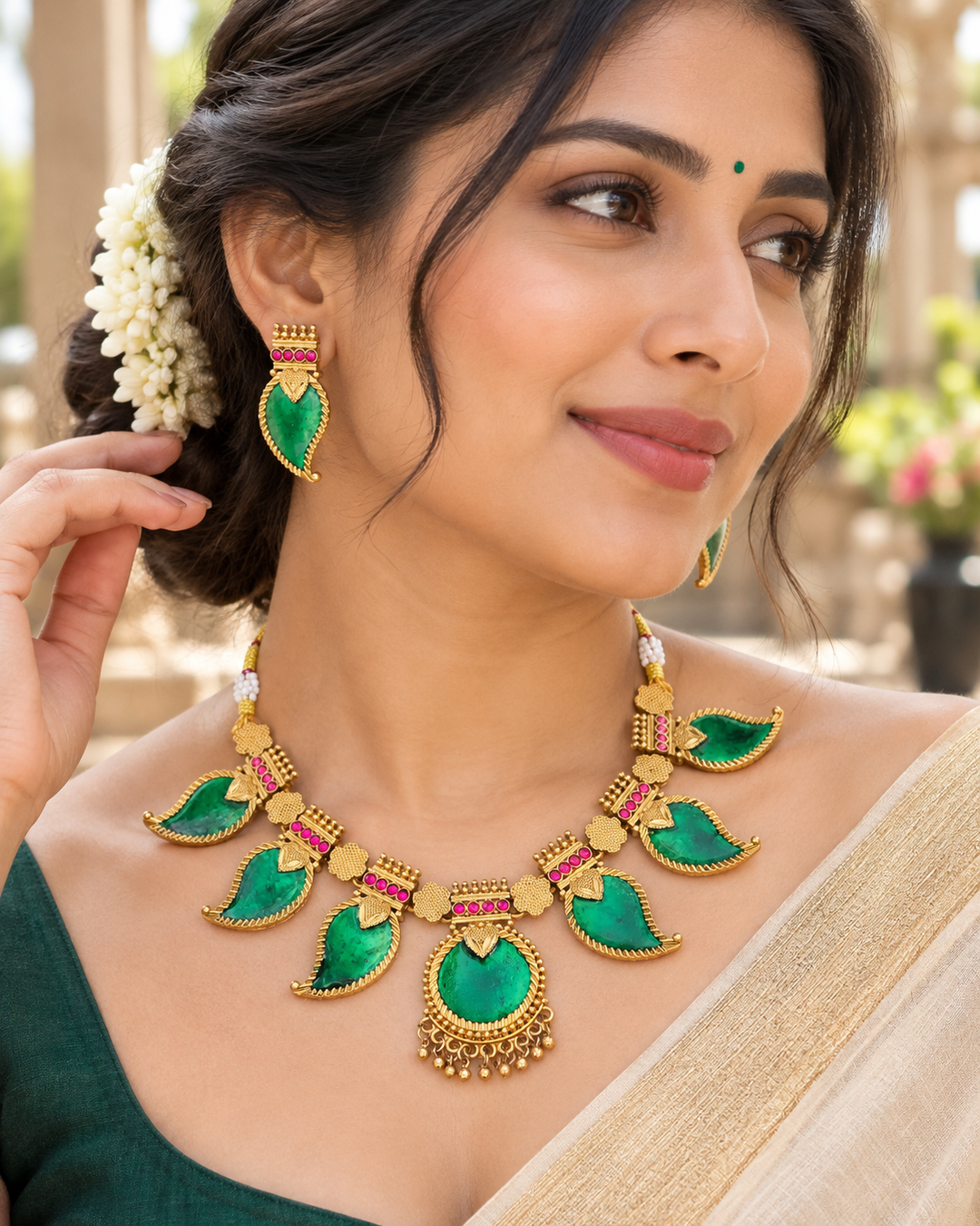 Explore Our Kerala Gold-Plated Necklace Set