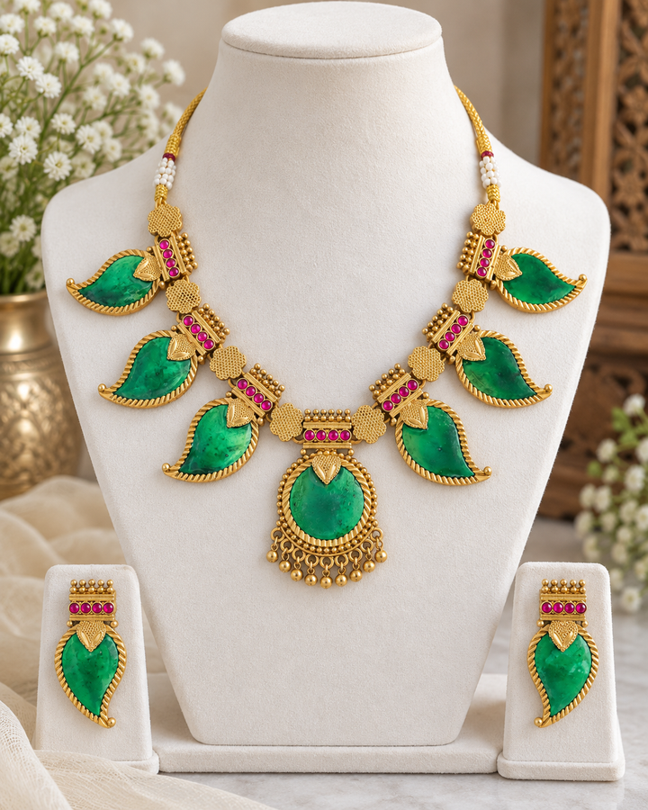 Explore Our Kerala Gold-Plated Necklace Set