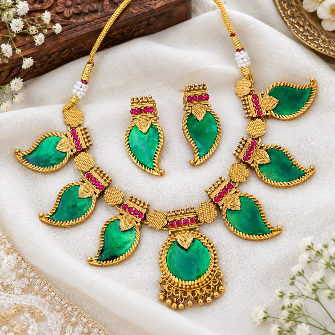 Explore Our Kerala Gold-Plated Necklace Set
