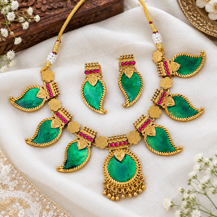 Explore Our Kerala Gold-Plated Necklace Set