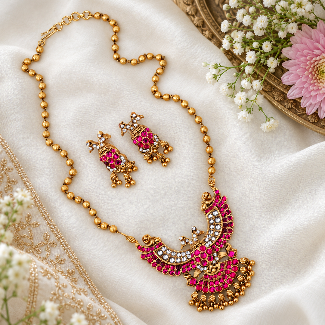 Timeless Gold Imitation Necklace for Weddings