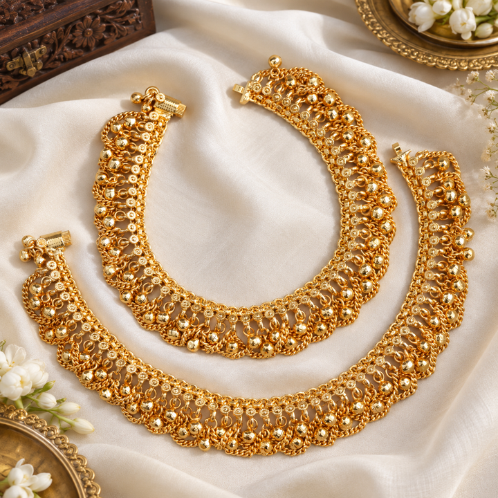 Exquisite Wedding Anklets for Festive Elegance
