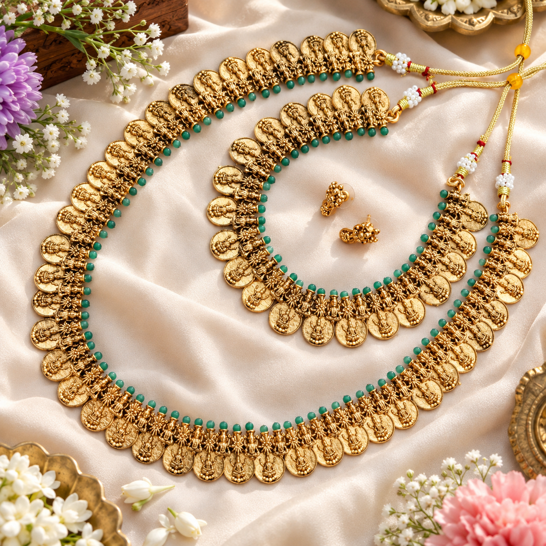 Exquisite Bridal Imitation Jewellery Necklace Set Online
