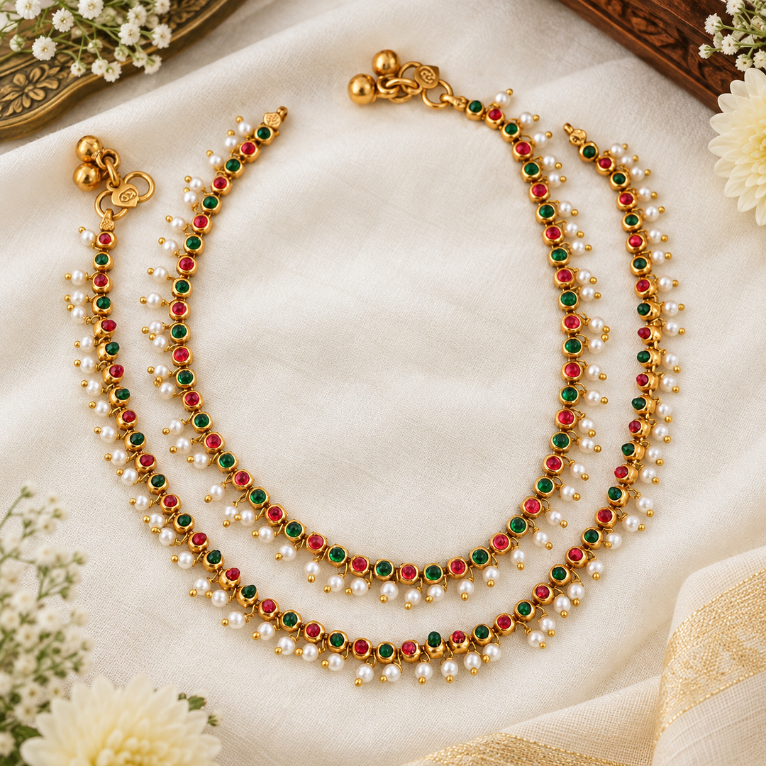 Anklet for Festive and Wedding Elegance
