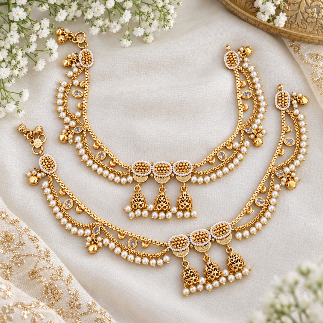 Exquisite Anklet for Glamorous Celebrations