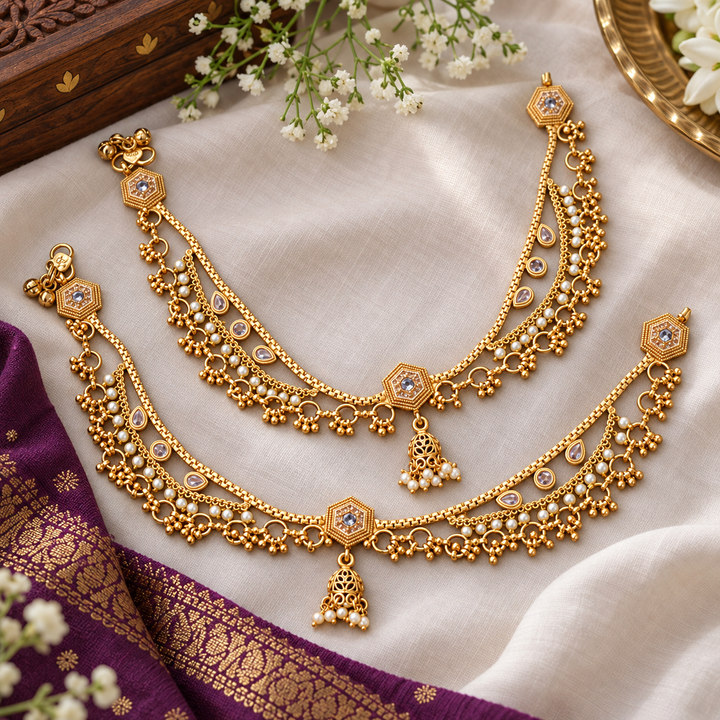 Elegant Anklet for Weddings & Festivals