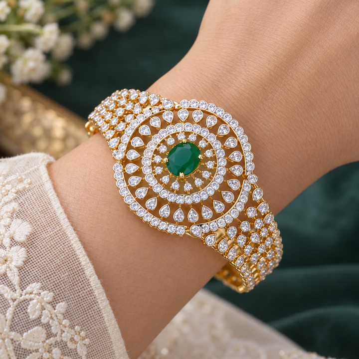 American Diamond Bangle - Bridal and Festive Wear