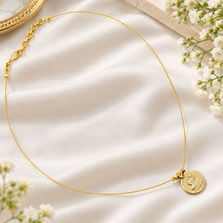 Exquisite Gold Coin Necklace for Weddings & Festive Wear