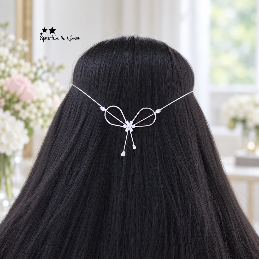 Elegant Crystal Hairband for Weddings & Festivals