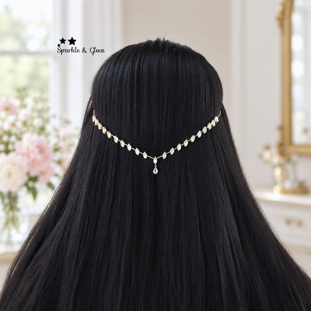 Timeless Crystal Hairband for Weddings & Festive Glamour