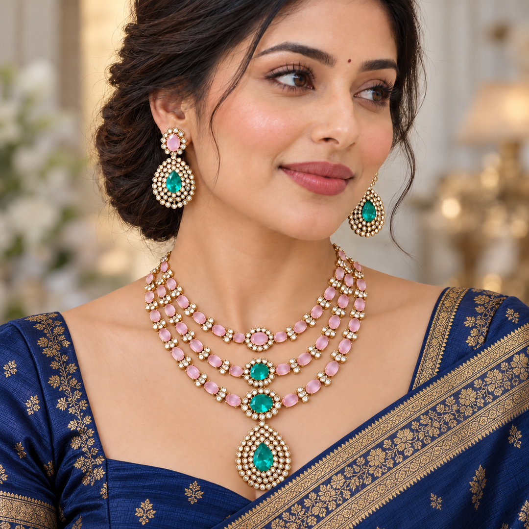 Exquisite Short Necklace Set for Weddings