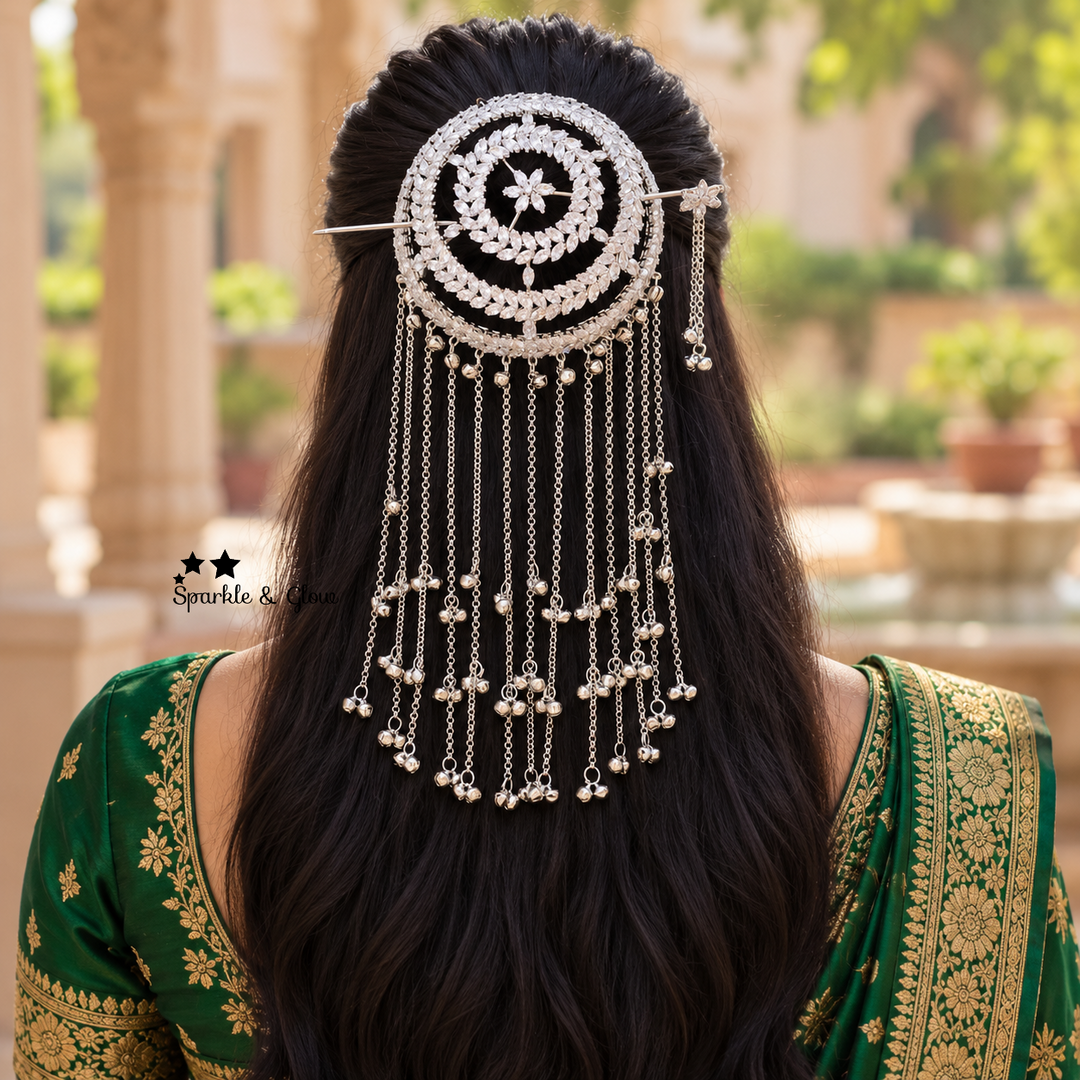 Elegant Wedding Hair Bun Accessory